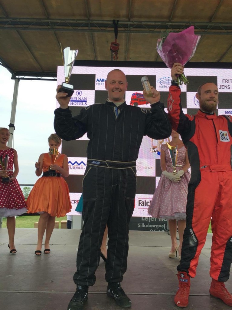 Lars Ebbesen med en flot 2. Plads til teamets GSV-BMW.